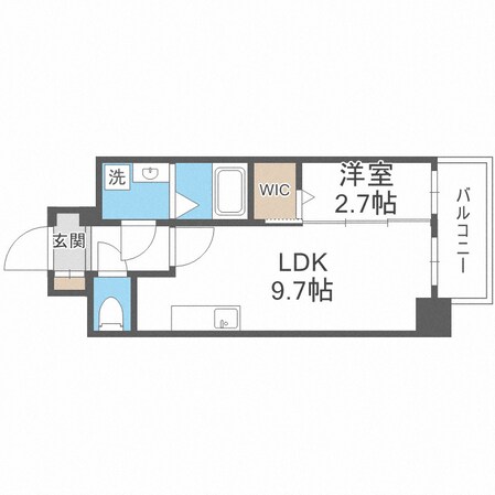 アプリーレ西本町の物件間取画像